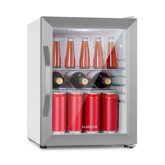 Klarstein Beersafe Crystal White Bierkühlschrank mit Glastür 🍻