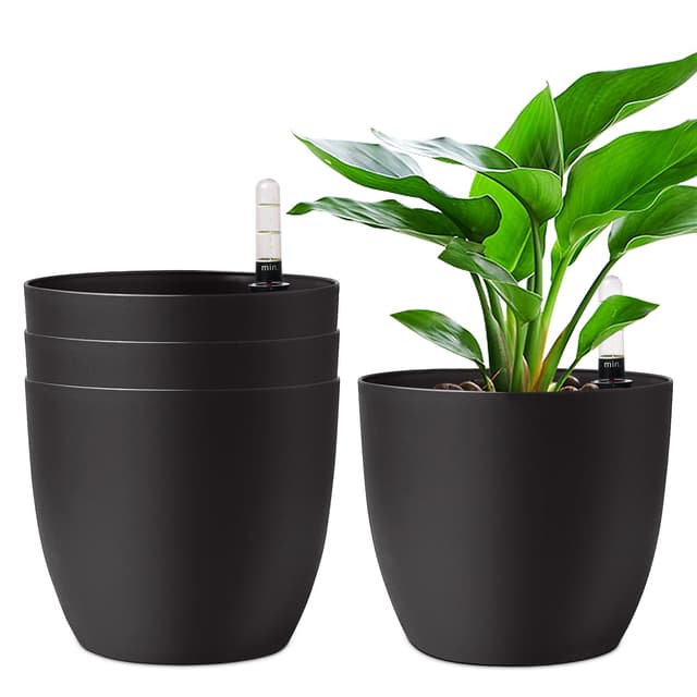 🌿🌺 T4U 18cm Selbstwässernder Blumentopf 4er-Set 🌺🌿