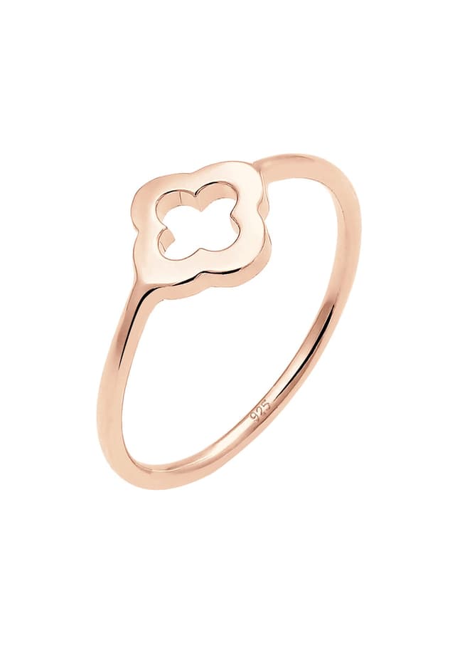 Elli Damen Ring Kleeblatt 925 Sterling Silber 0609620616 58 🍀