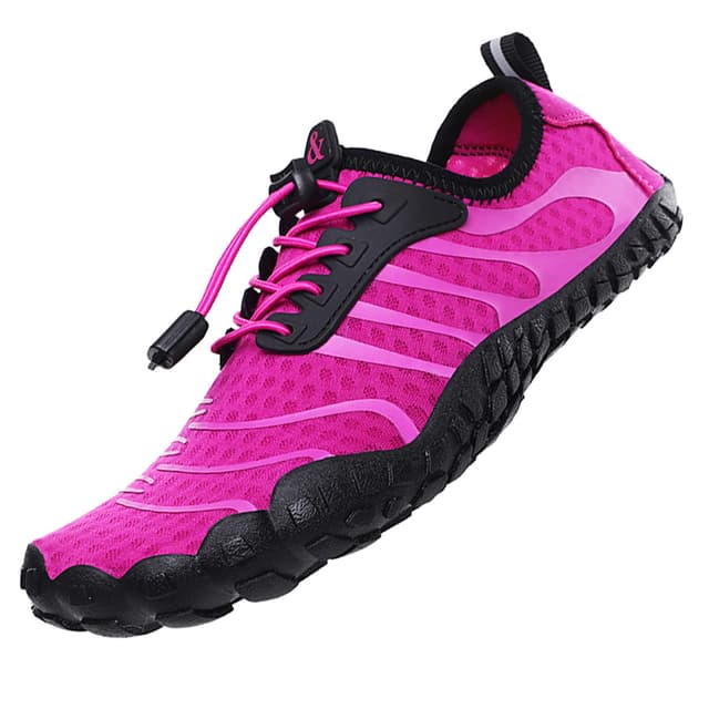 🌊🩴 Wasserschuhe Badeschuhe Damen Herren - Lila, 39EU