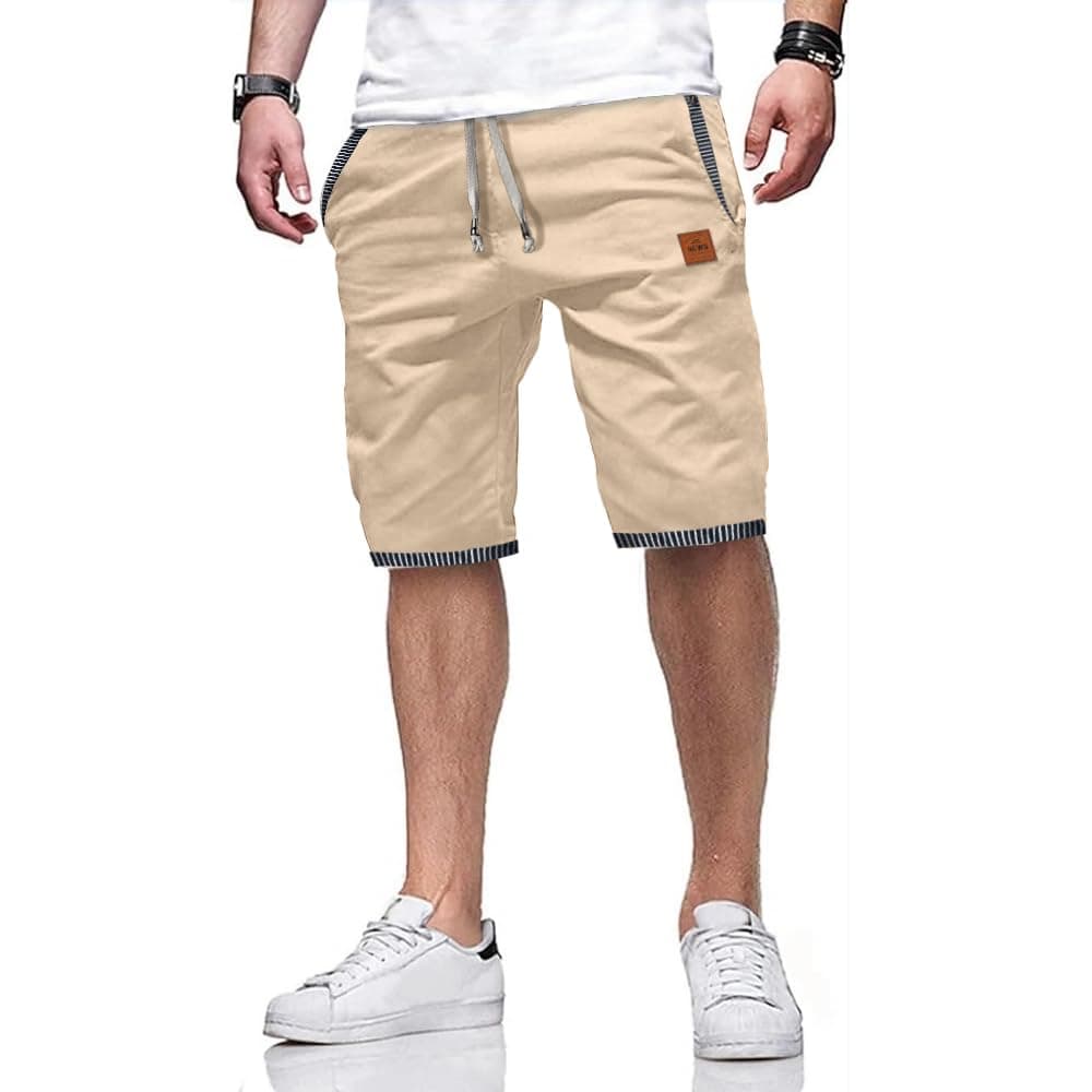 ZOXOZ Kurze Hosen Herren Shorts Sommer Freizeit Chino Stretch Baumwolle 👖