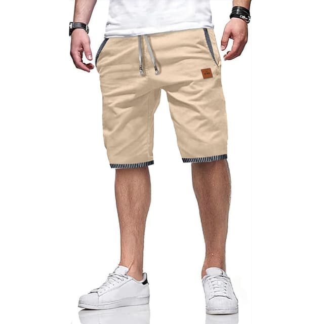 ZOXOZ Kurze Hosen Herren Shorts Sommer Freizeit Chino Stretch Baumwolle 👖