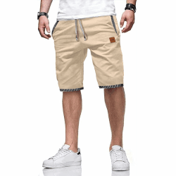 ZOXOZ Kurze Hosen Herren Shorts Sommer Freizeit Chino Stretch Baumwolle 👖 Angebot bei HelloDeals