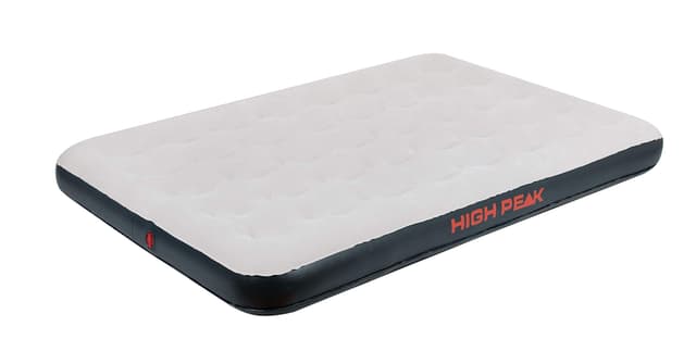 🌟 High Peak Unisex Single Luftbett, mit Anti-Rutsch Funktion, atmungsaktiv, robust, Oberseite weich, für Indoor und Outdoor Hellgrau/Dunkelgrau Luftbett Double 🛏️