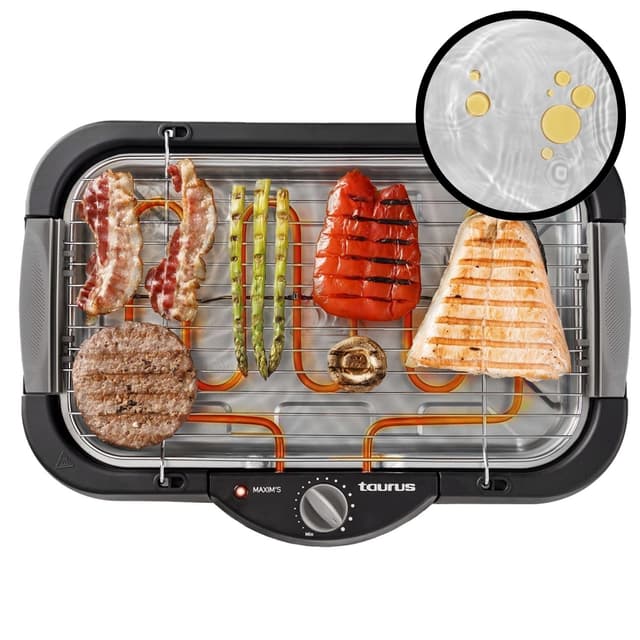Taurus BQE2400 Elektrische Tischgrills 🌟 41x24 cm Grillfläche - 2400W