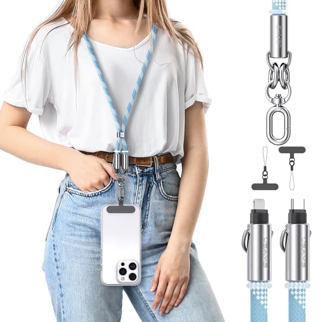 📱 enablink Handykette mit USB C auf USB L Kabel 📲