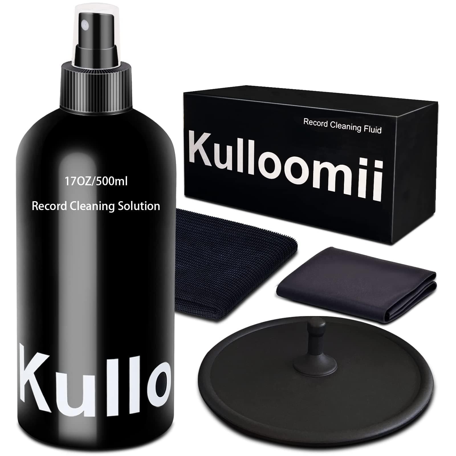 500ml Vinyl Schallplatten Reinigungsset 4in1 🎵 | Antistatische LP Reinigungslösung
