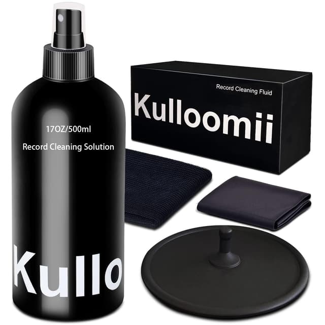 500ml Vinyl Schallplatten Reinigungsset 4in1 🎵 | Antistatische LP Reinigungslösung
