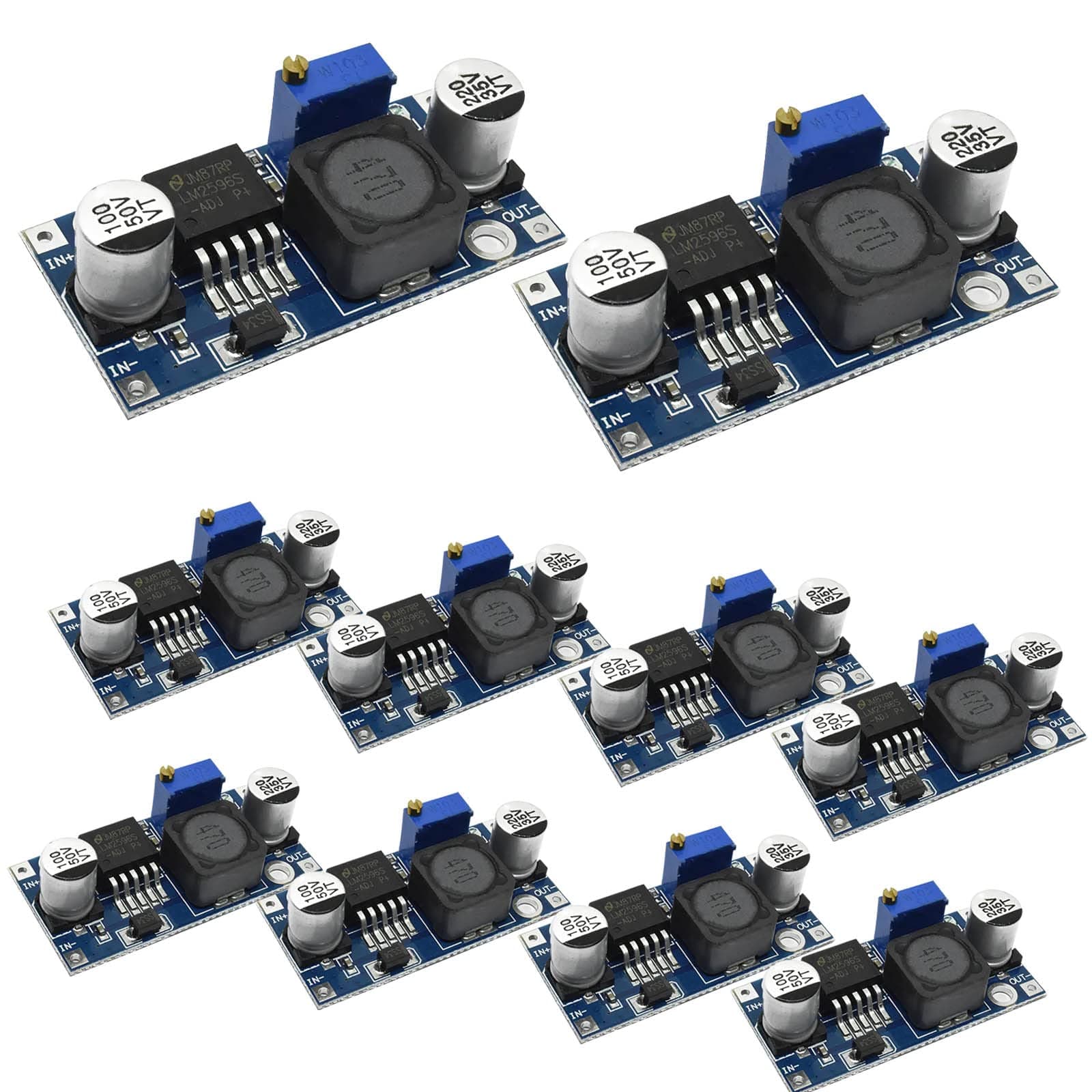 HENGBIRD 10 Pcs DC-DC Buck Converter 3,2-46V zu 1,25-35V Stromversorgung Modul 🌟