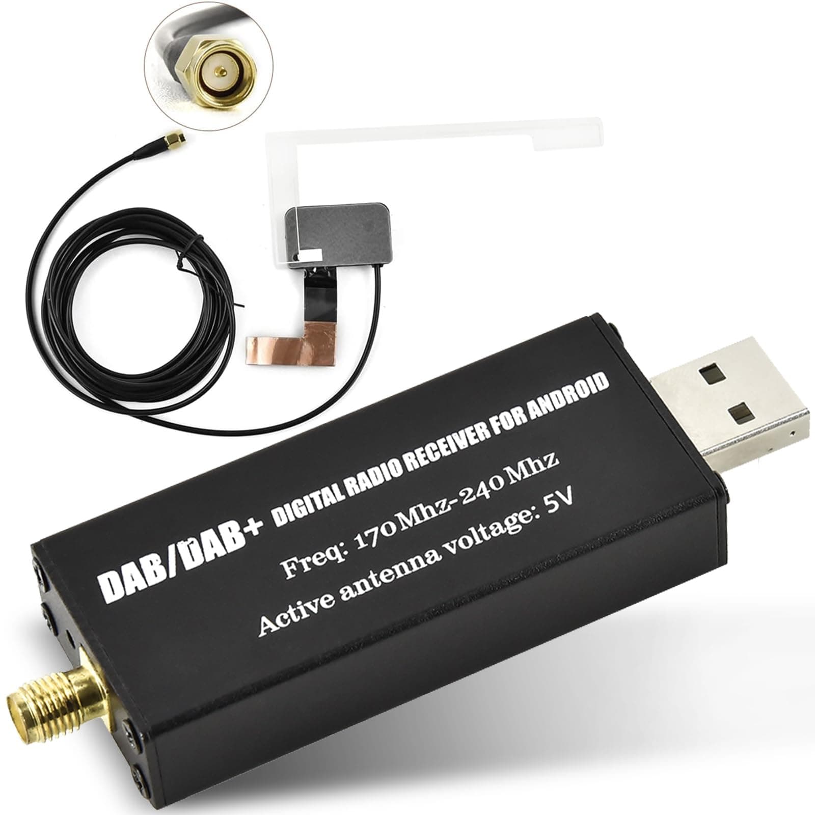 📻 Hikity Dab/Dab Adapter + USB Auto, Dongle Dab im Auto 🚗