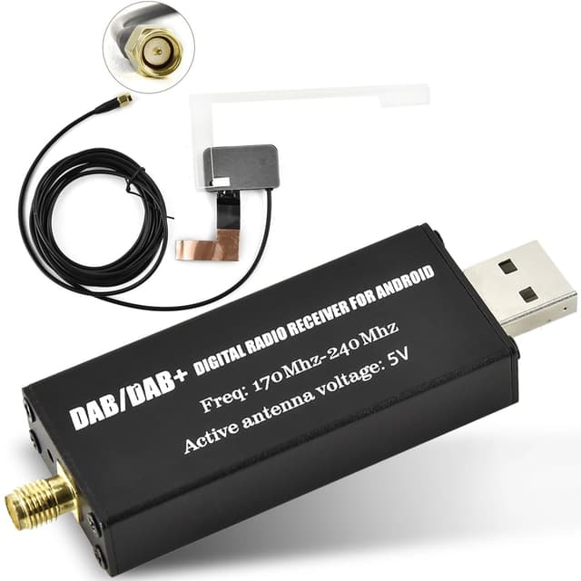 📻 Hikity Dab/Dab Adapter + USB Auto, Dongle Dab im Auto 🚗