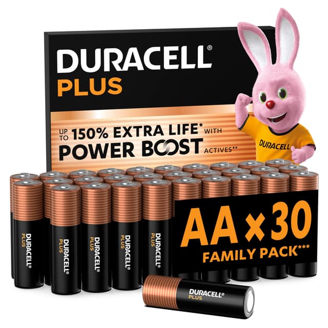 DURACELL Plus AA-Batterien (30er-Pack) 🚀🔋