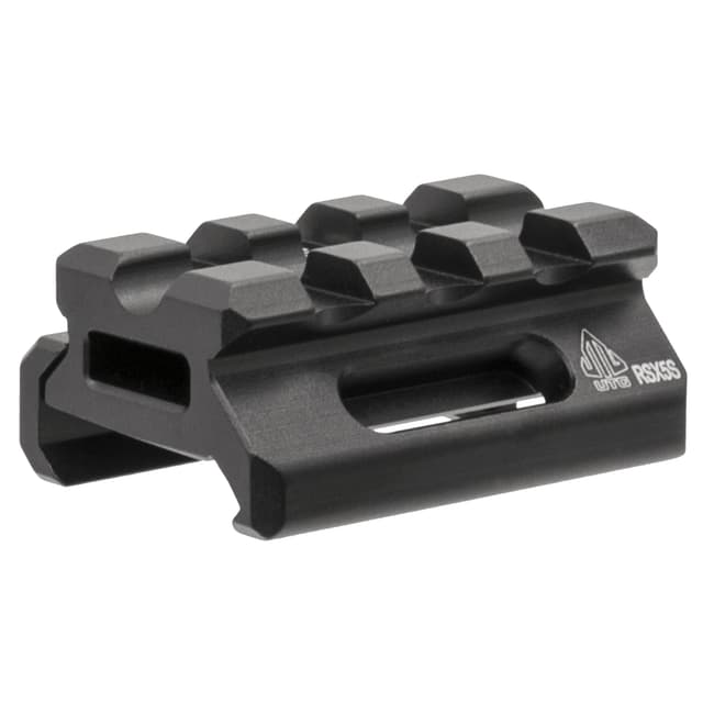 🔝 UTG Unisex – Erwachsene Super Slim Picatinny Riser Mount, 0.5' Höhe, 3-Slot Montageerhöhung, schwarz, OneSize - Angebot!