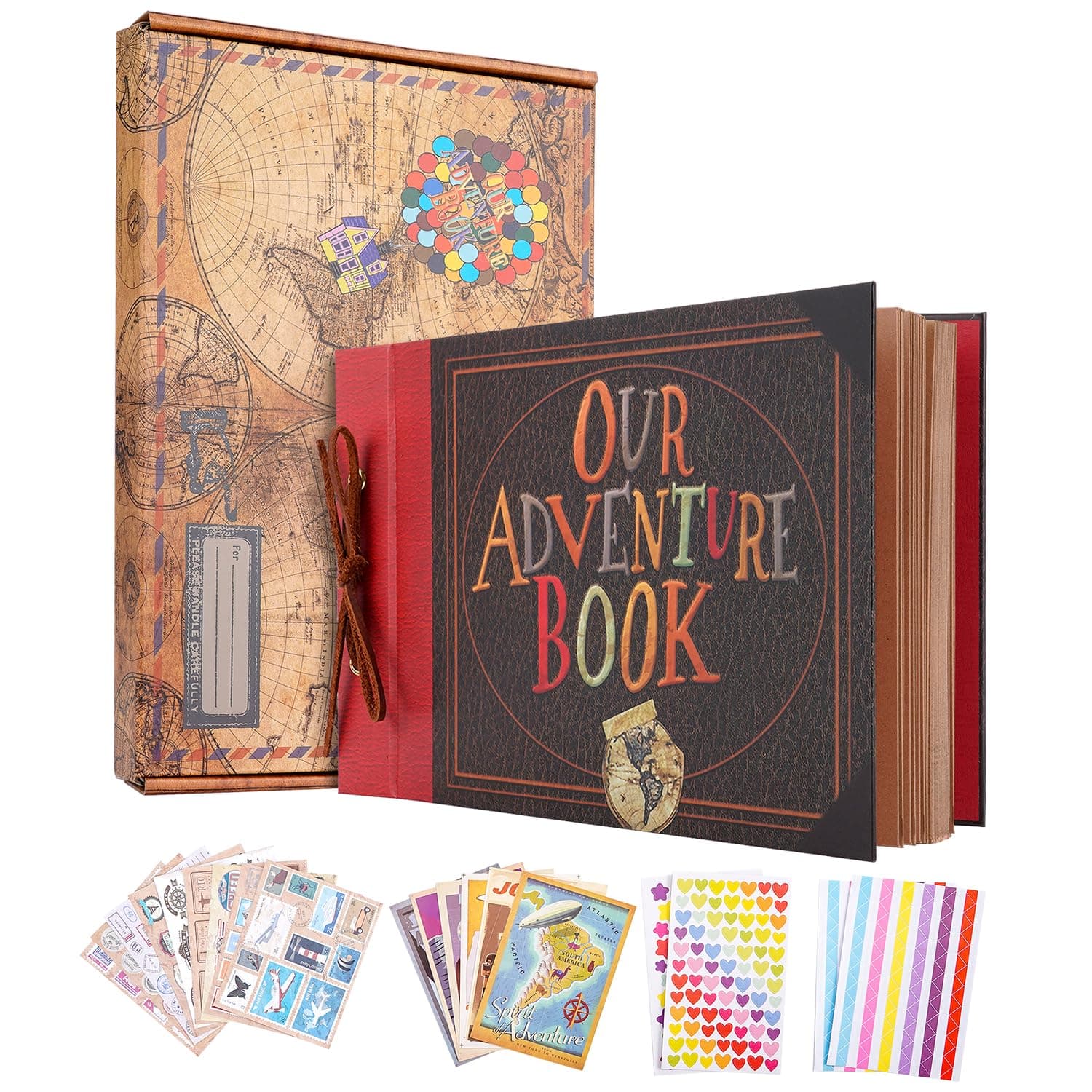 Abenteuer Buch Scrapbook Album Fotoalbum 11.9 X 7.6 Zoll 📚✨