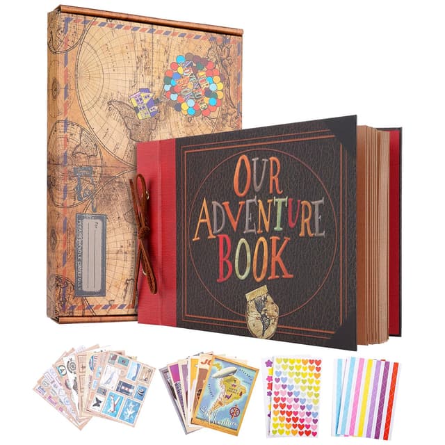 Abenteuer Buch Scrapbook Album Fotoalbum 11.9 X 7.6 Zoll 📚✨