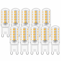 Angebot: Auting G9 LED Warmweiß Dimmbar 4W, 2700K Warmweiß LED G9 Dimmbar, 20W-40W Ersatz Halogenlampen, Kein Flackern Glühlampe 400LM led warmweiß dimmbar für Drinnen und Draußen 10er Pack B-G9 LED Dimmbar 10 Stück