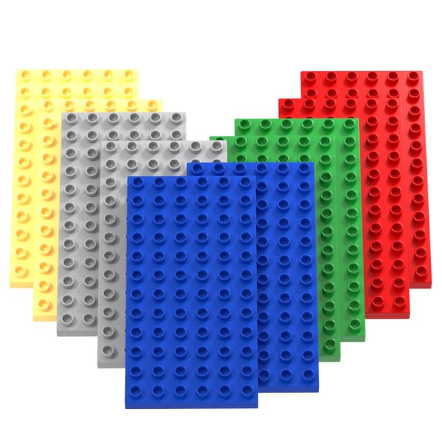 🧱 Guihumz 10 Stück Bauplatte Groß Platten 19cm x 9.5 cm 🛠️