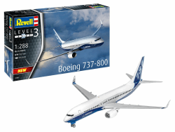 🛩️ Revell Modellbausatz Boeing 737-800 | Einfacher Zusammenbau | Maßstabsgetreue Nachbildung