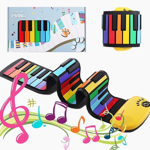 XUBX 49 Tasten Roll up Faltbares Piano Klavier für Anfänger 🎹🎵