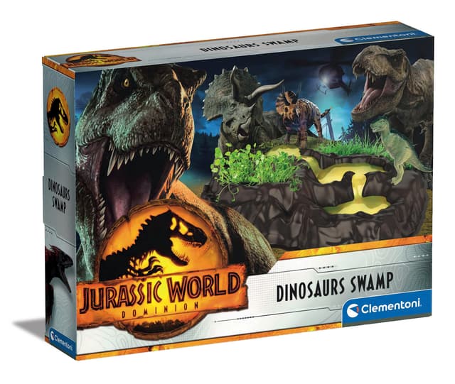 🦖 Clementoni Jurassic World 3 Dino-Landschaft Dinosaurier-Sumpf 🌿