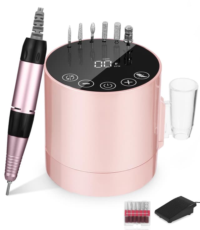 Elektrische Nagelfeile für Gelnägel mit 35000 u/min 🌟 Professionelles Nagelfräser Set