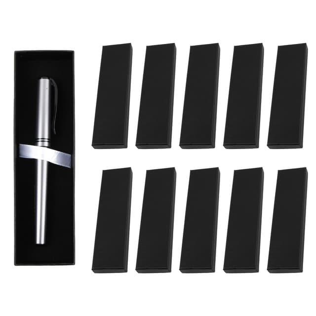🎁 10 Stück Stifte Verpackung Box 18 x 5,2 x 2,5 cm - Kugelschreiber Boxen Leere