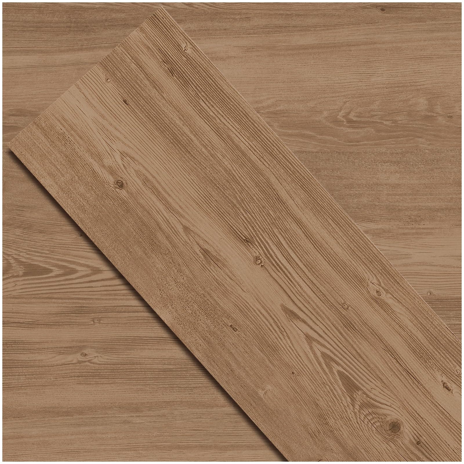 🌸 ATOPOSE Vinylboden-Laminatboden, selbstklebende Holzoptik 36 Bodenplanken-Rosa Braun-5,02 m²