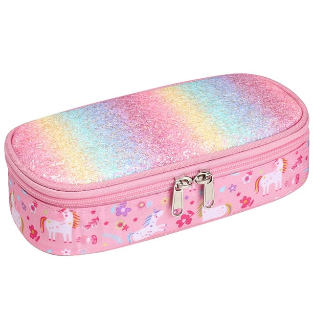 🌈 Bagseri Federmäppchen Mädchen - Federmäppchen Groß für Kinder 🦄