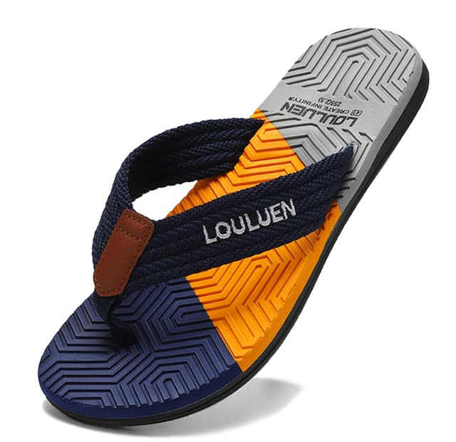 🔥 Angebot! CELANDA Flip-On Zehentrenner Herren Flip Flops Badelatschen Strandschuhe