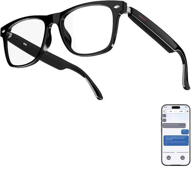 Intelligente Bluetooth-Brille mit AI Übersetzung und Open-Ear Audio 🕶️🔊