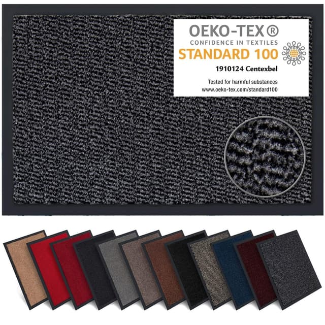 🌟 Angebot: Fußmatte Anthrazit-Schwarz 40x60 cm - Nur 8.39€!