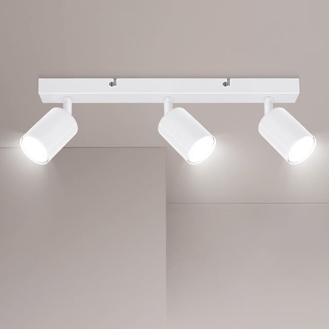 Ketom Deckenstrahler LED Weiß 3-flammig 🌟