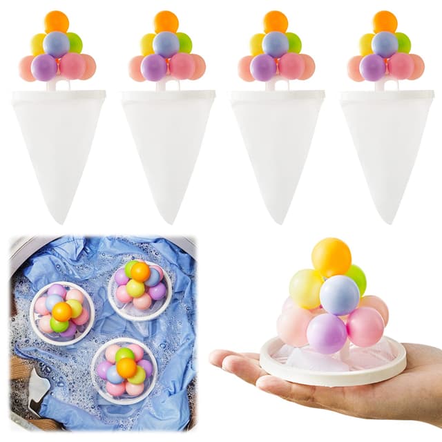 🌟 4 Stück Haarfänger Waschmaschine Filterbeutel 🌟
