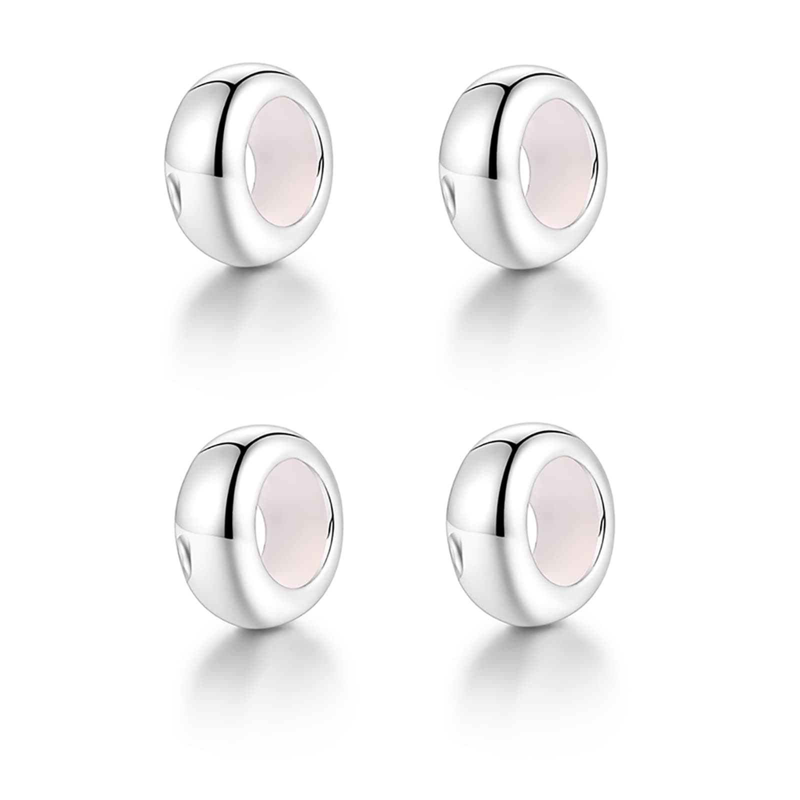 GW Charms Stopper 925 Sterling Silber für Armband mit Gummi Clip 😍🌟