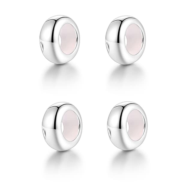 GW Charms Stopper 925 Sterling Silber für Armband mit Gummi Clip 😍🌟