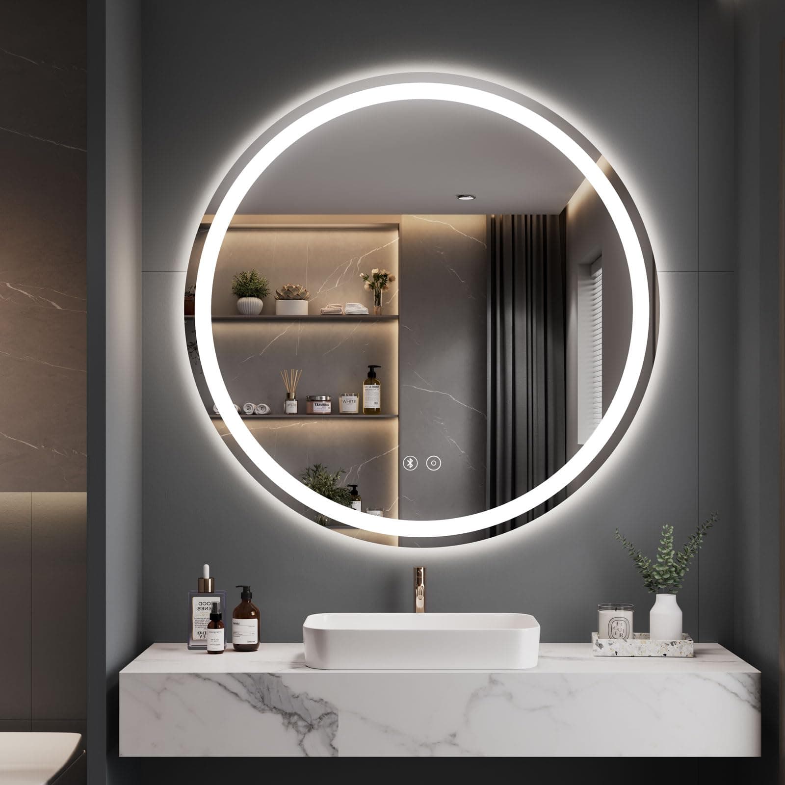 Dripex Badspiegel mit Beleuchtung und Bluetooth-Lautsprecher 🌟