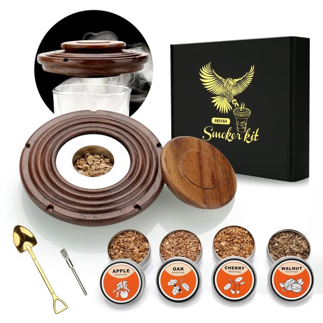 Cocktail Smoker Kit mit 4 Holzchips 🍸 Vatertagsgeschenk