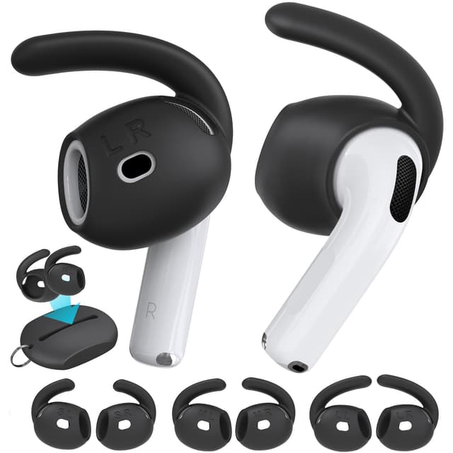 AhaStyle Ohrpolster Ohrbügel für AirPods 4. Generation (2024) + Aufbewahrungstasche 🎧