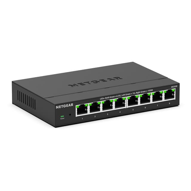 🚀 Angebot: NETGEAR 8-Port 2,5 GB-Switch - Multi-Gigabit Ethernet Unmanaged Essentials Switch (MS308)