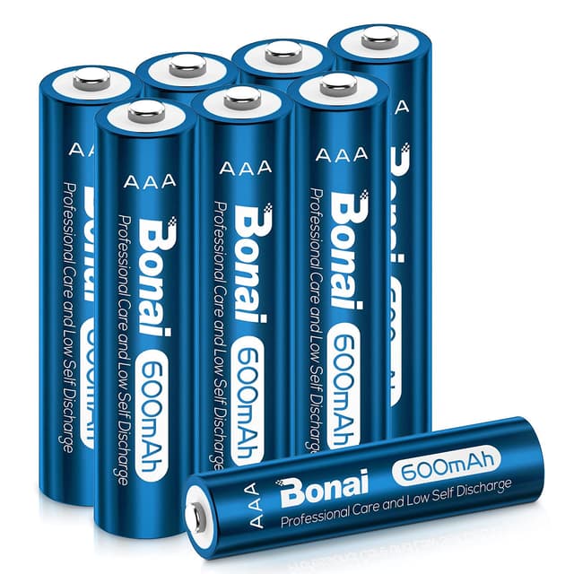 BONAI Akku AAA 600mAh Wiederaufladbare Solarleuchten Garten Batterien 1,2V - SONDERANGEBOT! 🌟