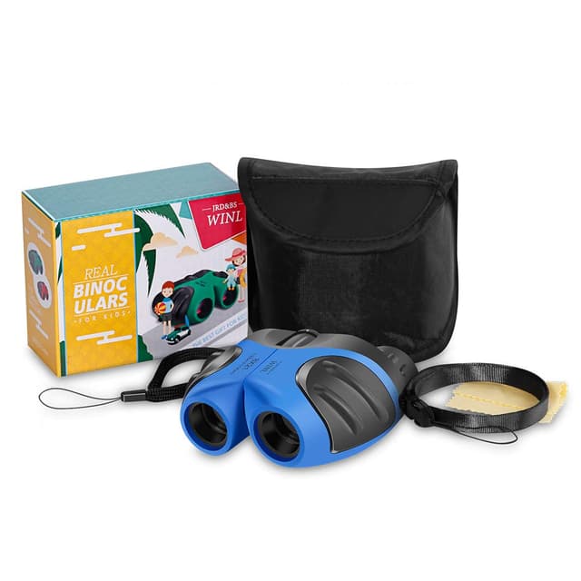 JRD&BS WINL Geschenke für Teenager-Mädchen, 8x21 Kompakte Fernglas für Kinder Spielzeug für 3-12 Jahre Alte Mädchen,Spielzeug für 4-9 jährige Jungs,Geschenke Für Kinder (Blau) 🎁👧🔭