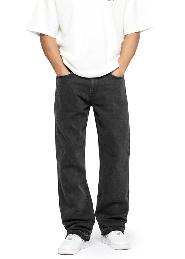 👖 Burocs Open Hem Jeans 34W / 32L Schwarz - Nur 23.99€!