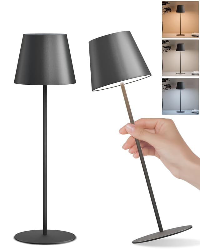 🌟🛋️ FUYO LED Tischlampe Kabellose 2er Set USB-C-Ladung Akku-Tischleuchte Outdoor 🌿🏠