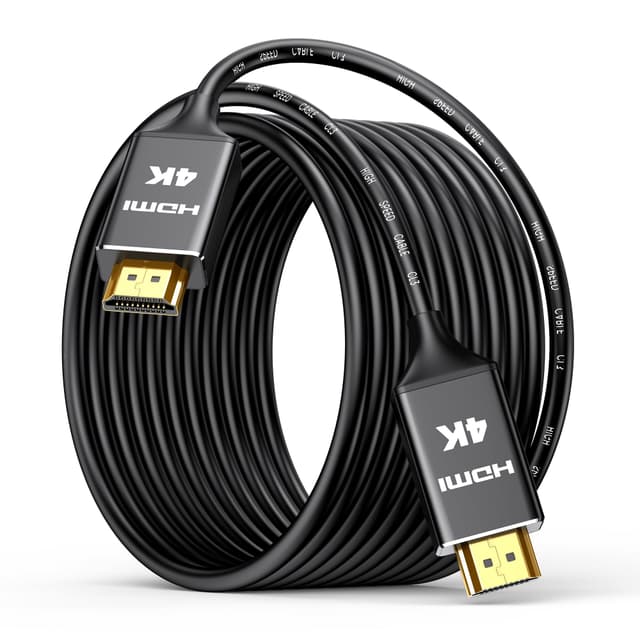 Highwings Lange 4K HDMI Kabel 15Meter 🌟 HD Shielded Cord 📺
