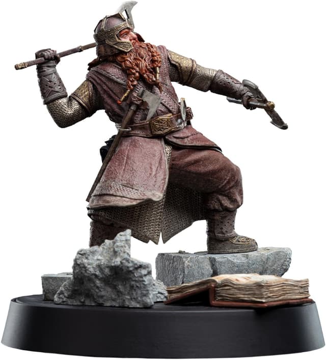 🧙‍♂️ Weta Workshop Der Herr der Ringe Gimli Figur: 19 cm PVC Statue