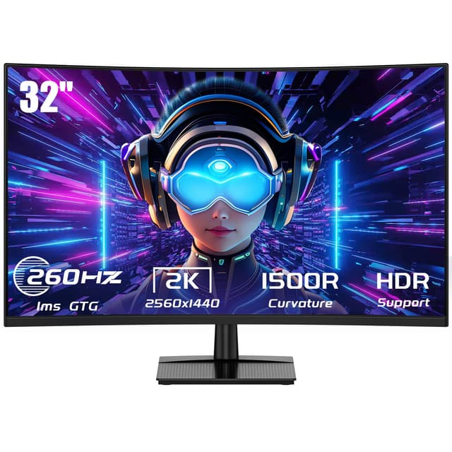 🚀 Angebot: TITAN ARMY 32 Zoll 260Hz 2K Gaming Monitor Curved 🎮