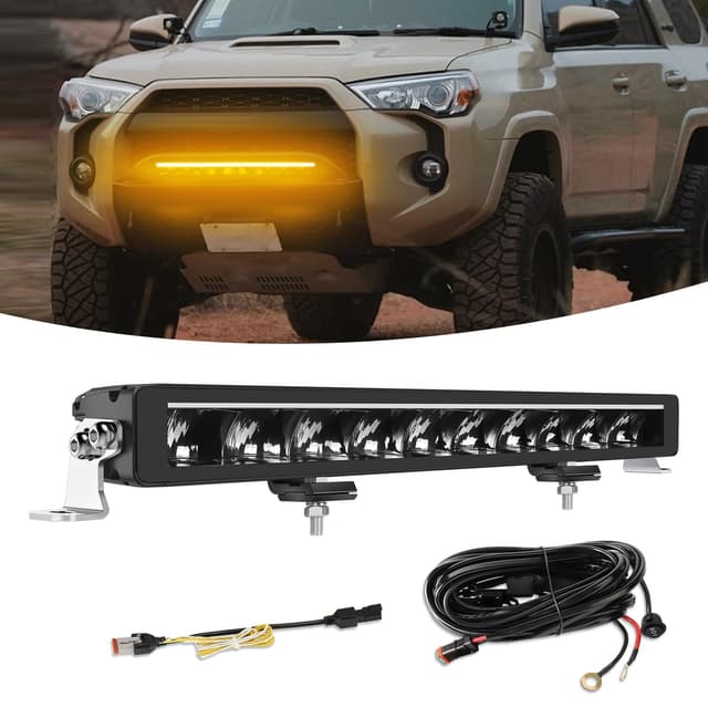CO LIGHT 21" Lichtbalken Auto 80W 15000LM LED 12V/24V 780m IP68 🚜🚚