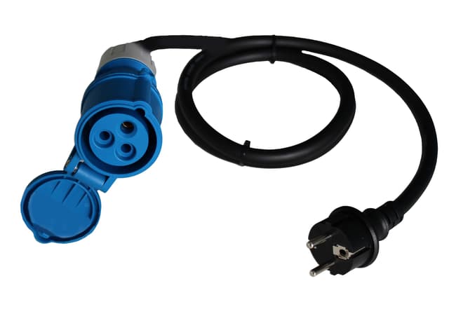 🏕️ as - Schwabe Camping CEE-Adapterleitung - 1,5 m H07RN-F 3G2,5 - Schwarz 60486