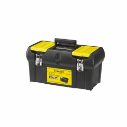 🧰 STANLEY Werkzeugbox Werkzeugkoffer leer Werkzeugkasten (19", 49x26x25cm) 🧰 Angebot bei HelloDeals