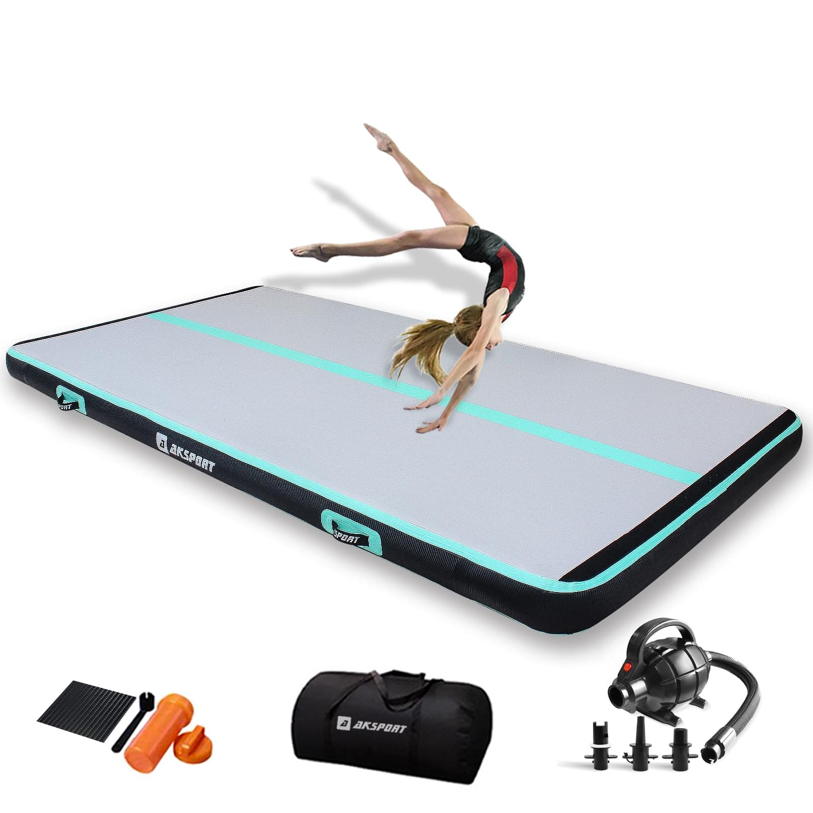 AKSPORT Air Matte Tumbling Matte - Gymnastikmatte für Zuhause und Turnhalle 🤸‍♂️